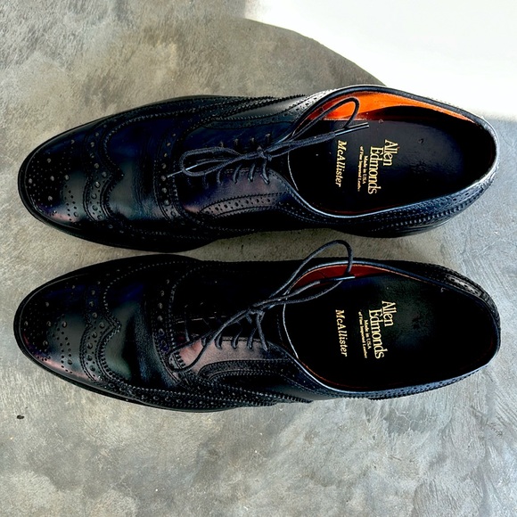 Allen Edmonds McAllister Wingtip Dress Shoes - Men’s Size 8 1/2 - Like New - Picture 4 of 7